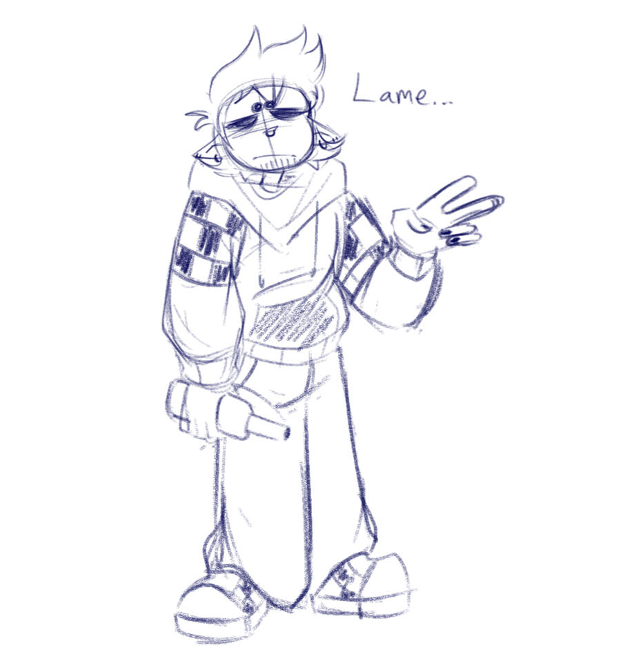 Solid colored sketch - $5