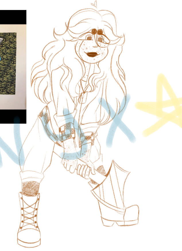 Messy sketch- $3
